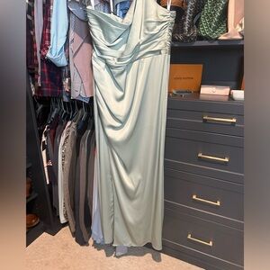 Azazie - Eren - Agave Dress